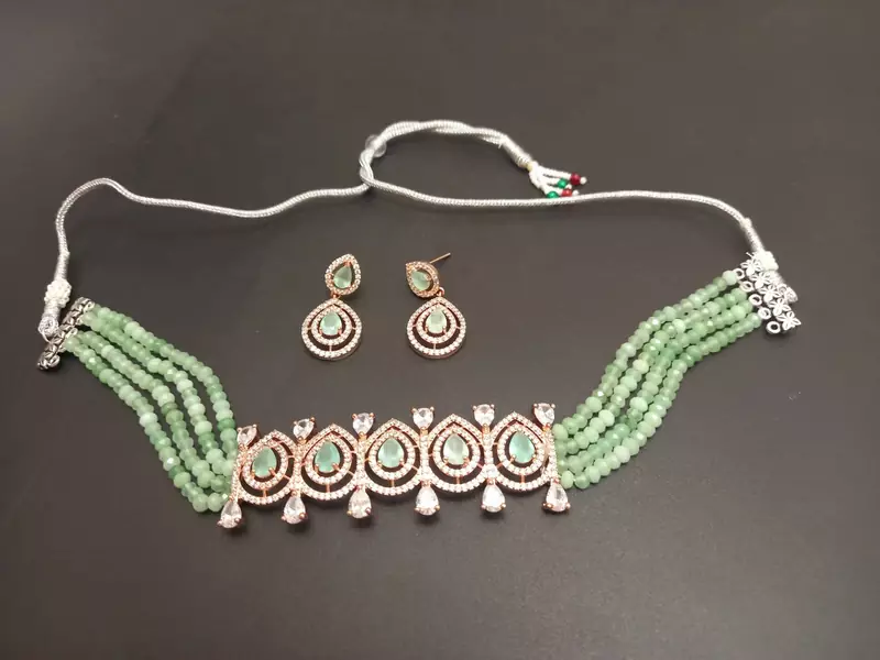 Green necklaces