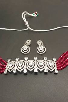 White necklaces