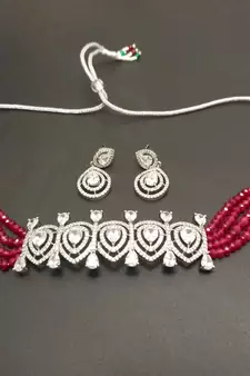 White necklaces