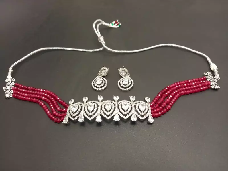 White necklaces