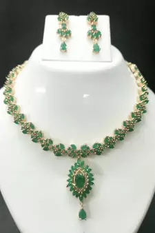 Green necklaces