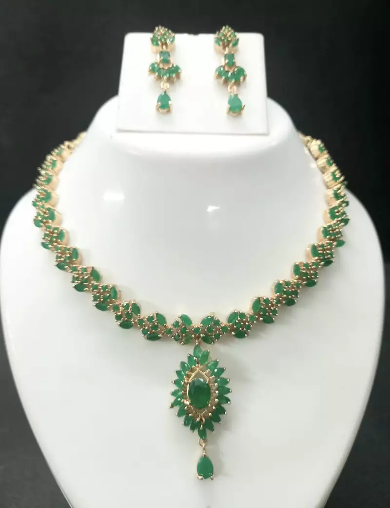 Green necklaces