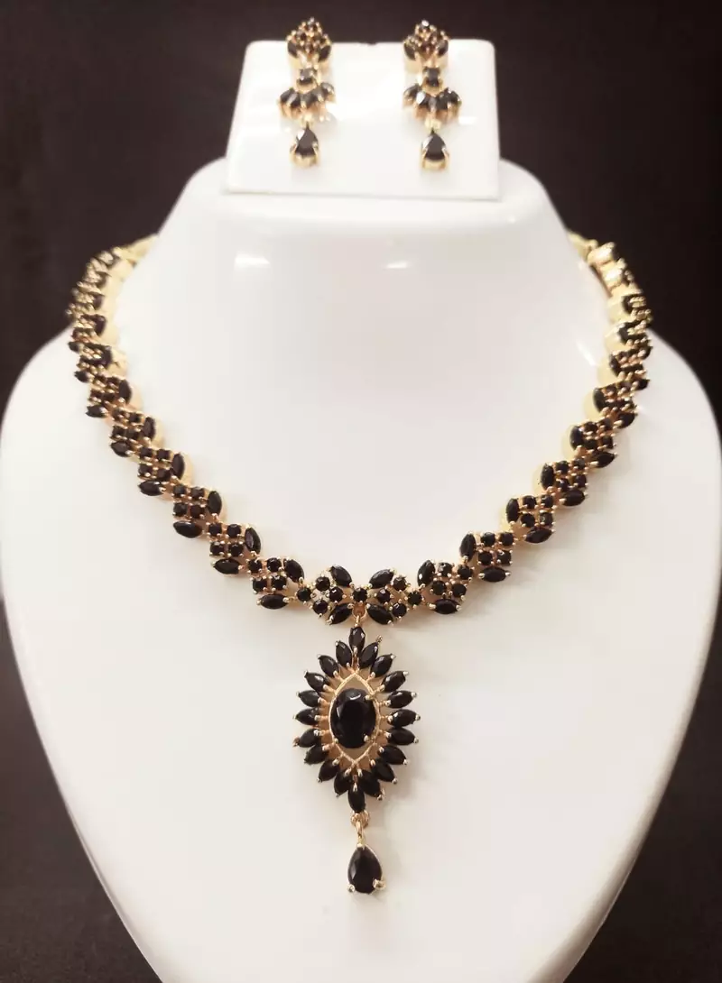 Black necklaces