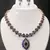 Blue necklaces