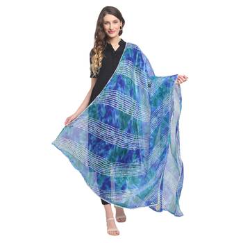 Multicolor Cotton Leheriya Dupatta 1