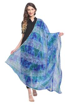 Multicolor Cotton Leheriya Dupatta
