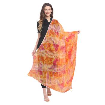 Multicolor Cotton Leheriya Dupatta 1