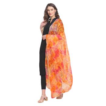 Multicolor Cotton Leheriya Dupatta 3