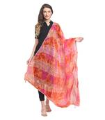 Multicolor Cotton Leheriya Dupatta