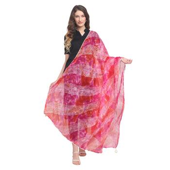 Multicolor Cotton Leheriya Dupatta 1