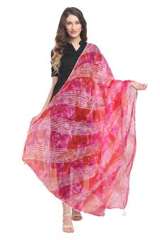Multicolor Cotton Leheriya Dupatta