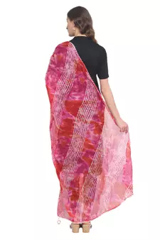 Multicolor Cotton Leheriya Dupatta