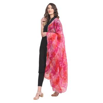 Multicolor Cotton Leheriya Dupatta 3