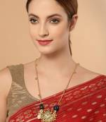 Blue pearl necklaces