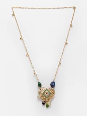 Blue pearl necklaces 3