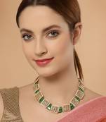 Green pearl necklaces