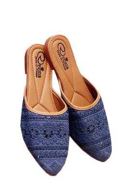 Sonia collections Stylish Ethnic Jutti  for women and girls (JUTTI 19_W), Size-6 1