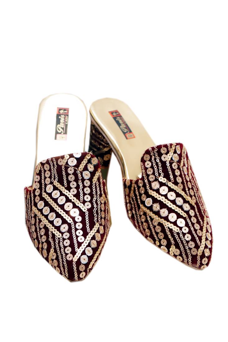 Sonia collections Stylish Ethnic Jutti  for women and girls (JUTTI 28_W), Size-6