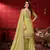 Lime embroidered faux georgette salwar