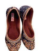 Sonia collections Stylish Ethnic Jutti  for women and girls (JUTTI 34_W), Size-6