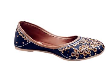 Sonia collections Stylish Ethnic Jutti  for women and girls (JUTTI 34_W), Size-6 2