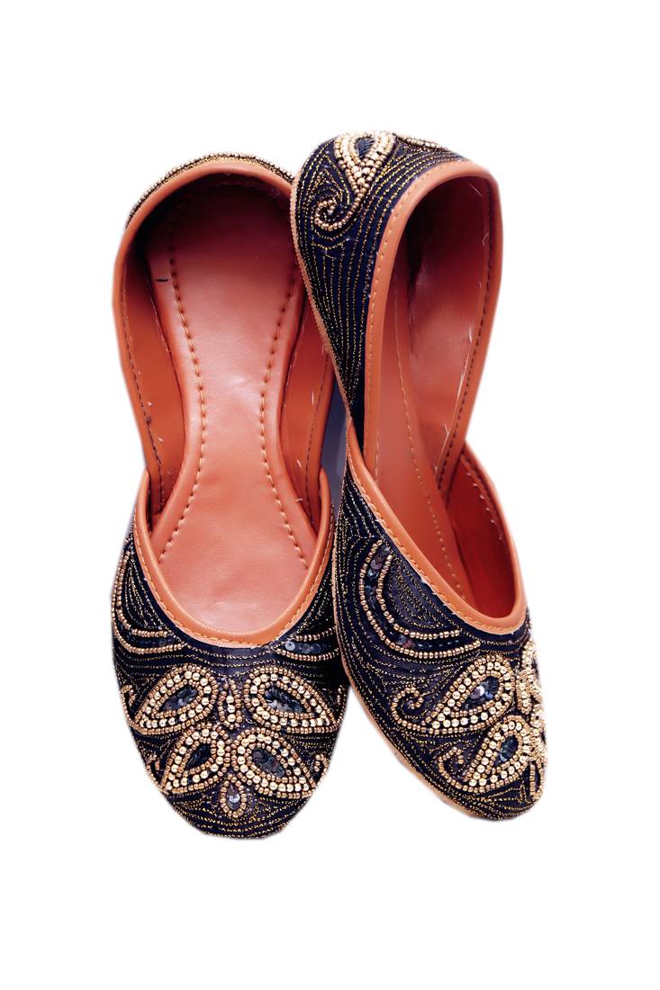 Sonia collections Stylish Ethnic Jutti  for women and girls (JUTTI 70_W), Size-6