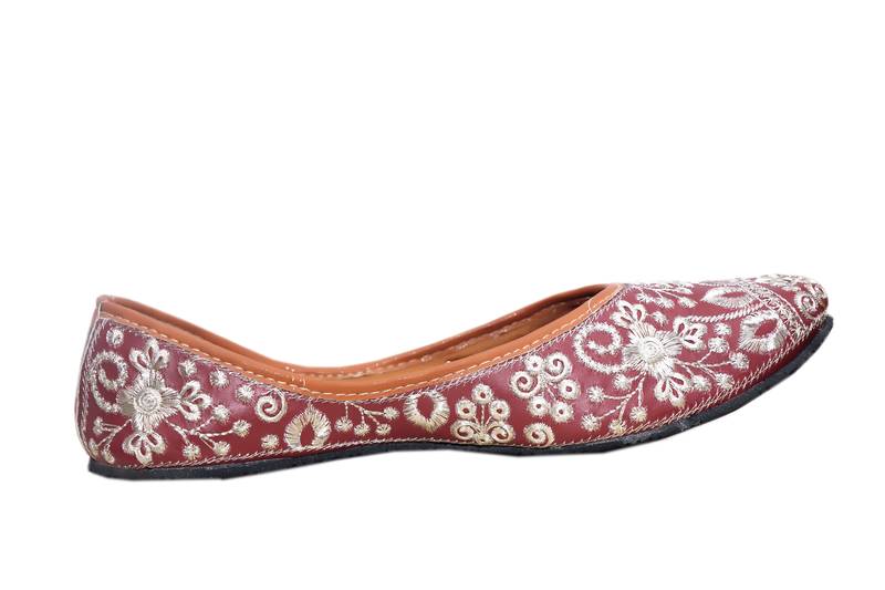 Sonia collections Stylish Ethnic Jutti  for women and girls (JUTTI 82_W), Size-6