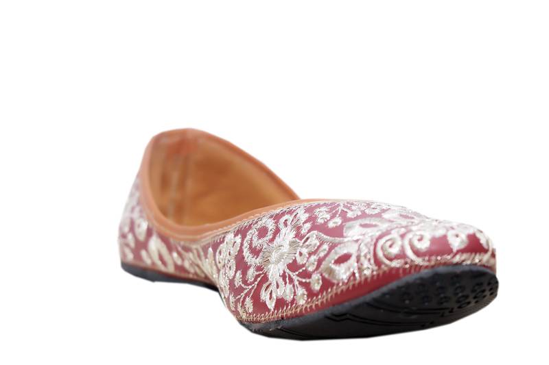 Sonia collections Stylish Ethnic Jutti  for women and girls (JUTTI 82_W), Size-6