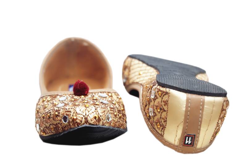 Sonia collections Stylish Ethnic Jutti  for women and girls (JUTTI 82_W), Size-6