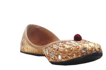 Sonia collections Stylish Ethnic Jutti  for women and girls (JUTTI 83_W), Size-6 3