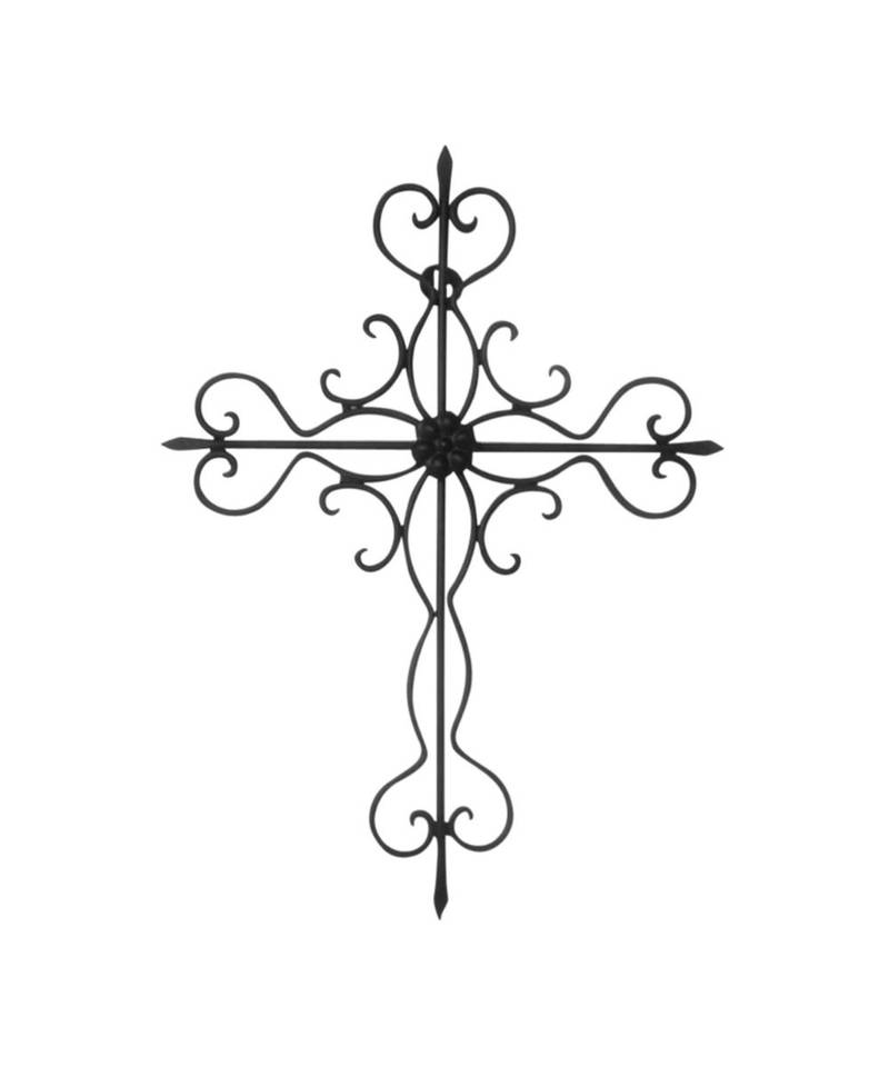 Decorative Iron Cross, Black Big Size
