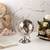 Zvasti Decorative Silver Metallic Globe. Decorative Table Top Globe, Decorative World Globes for Home Decor