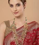 Pink pearl necklaces