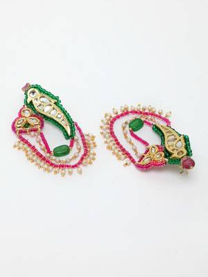 Pink zircon   earrings 4