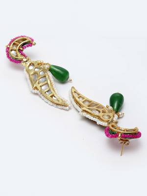 Pink zircon   earrings 4