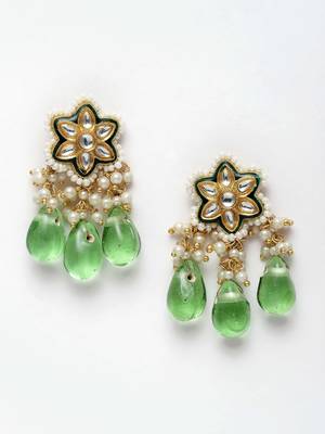 Green zircon   earrings 3