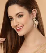 Pink zircon   earrings