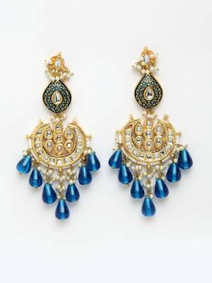 Blue zircon   earrings 3
