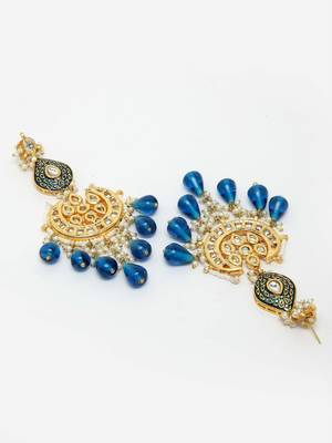 Blue zircon   earrings 4