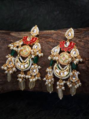 Red zircon   earrings 3