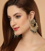 Blue zircon   earrings