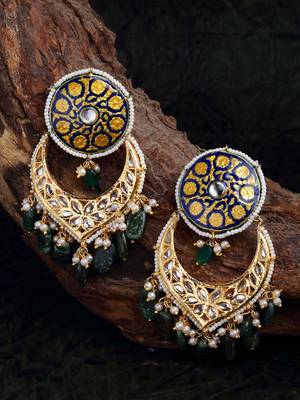 Blue zircon   earrings 2