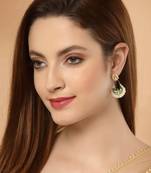 Green zircon   earrings