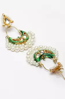 Green zircon   earrings