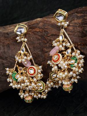 Green zircon   earrings 2