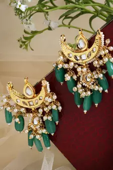 Green zircon   earrings