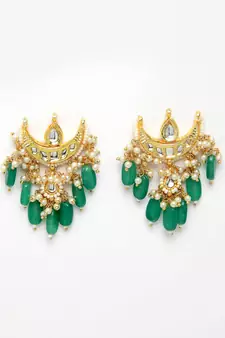 Green zircon   earrings