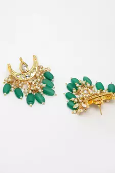 Green zircon   earrings