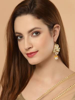 Yellow zircon   earrings 1