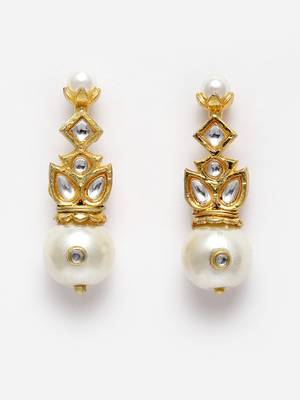 Gold zircon   earrings 3